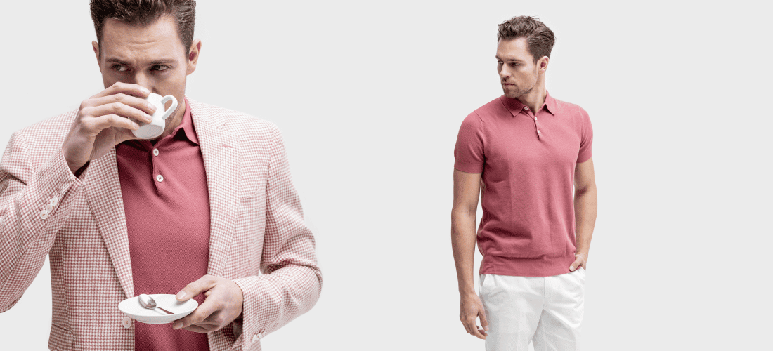 Pink clothes for men